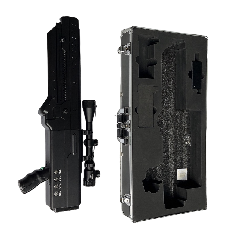  石拐手持便携式枪型低空防御反制四通道A型