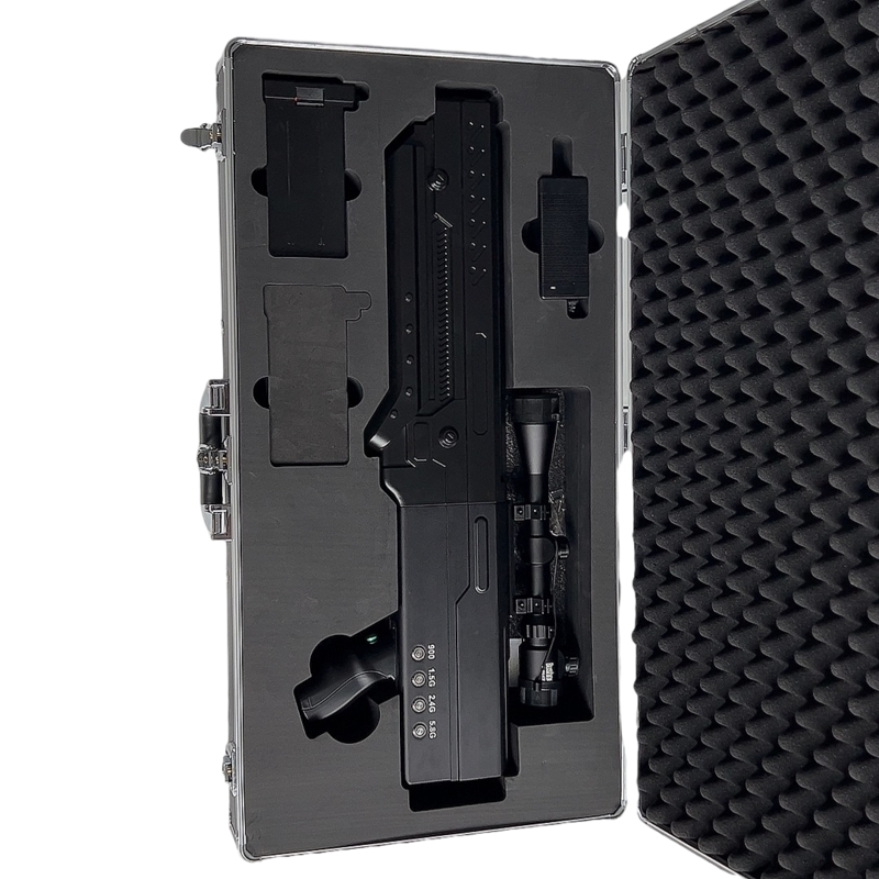  石拐手持便携式枪型低空防御反制四通道B型